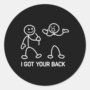 Sticker Rond J'Ai Ton Retour