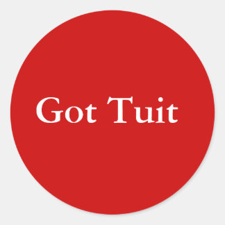 Sticker Rond J'Ai Tuit