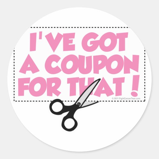 Sticker Rond J'ai un bon pour ça (Devant)