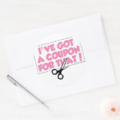 Sticker Rond J'ai un bon pour ça (Enveloppe)