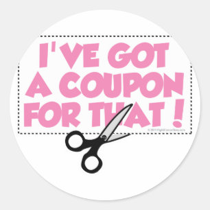 Sticker Rond J'ai un bon pour cela