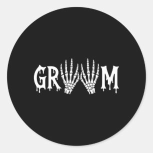 Sticker Rond J'ai un marié mariage engagé couple drôle