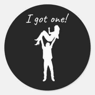 Sticker Rond J'Ai Une Fête De Mariée Amusante Groom Bachelor Ma