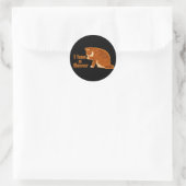 Sticker Rond J'ai une saveur, LOL CAT (Sac)