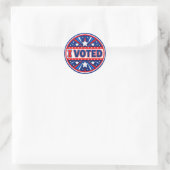 Sticker Rond J'ai voté (Sac)