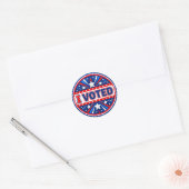 Sticker Rond J'ai voté (Enveloppe)