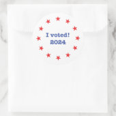 Sticker Rond J'ai voté ! 2024 (Sac)