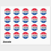 Sticker Rond J'ai voté les élections de 2024 (Feuille)