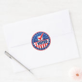 Sticker Rond J'ai voté pour! (Enveloppe)
