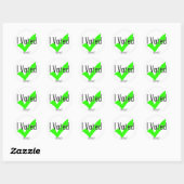 Sticker Rond J'Ai Voté. Vous L'Avez Fait ? (Feuille)