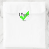 Sticker Rond J'Ai Voté. Vous L'Avez Fait ? (Sac)