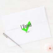 Sticker Rond J'Ai Voté. Vous L'Avez Fait ? (Enveloppe)