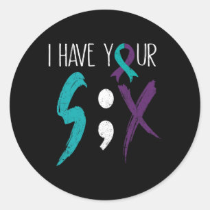Sticker Rond J'Ai Votre Six Militaire Spécialiste De La Prévent