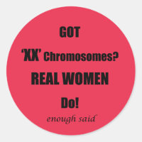 J'Ai XX Chromosomes Véritables Femmes Faire!
