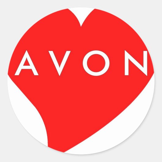 Sticker Rond J'aime AVON (Devant)
