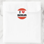 Sticker Rond J'aime Berlin (Sac)