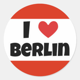 Sticker Rond J'aime Berlin