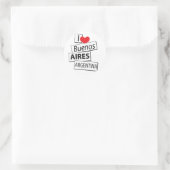 Sticker Rond J'aime Buenos Aires (Sac)