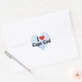 Sticker Rond J'Aime Cape Cod (Enveloppe)