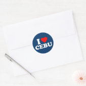 Sticker Rond J'Aime Cebu (Enveloppe)