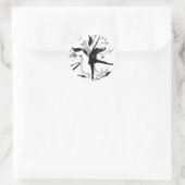 Sticker Rond J'Aime Danser (Sac)