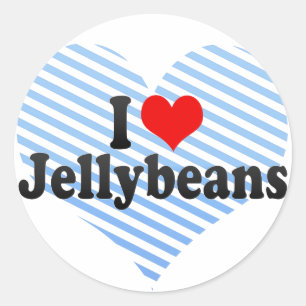 Sticker Rond J'aime des bonbons mous