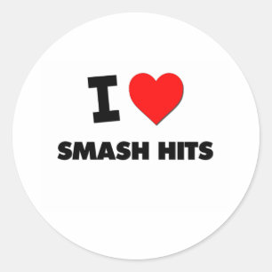 Sticker Rond J'aime des coups de fracas