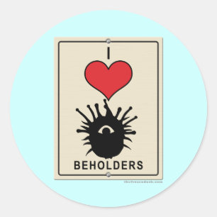 Sticker Rond J'aime des spectateurs