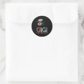 Sticker Rond J'Aime Être Appelé Gigi (Sac)
