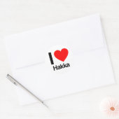 Sticker Rond j'aime hakka (Enveloppe)