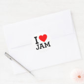 Sticker Rond j'aime Jam (Enveloppe)