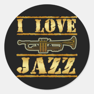 STICKER ROND J'AIME JAZZ