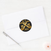 STICKER ROND J'AIME JAZZ (Enveloppe)