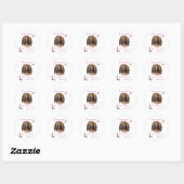 Sticker Rond J'aime Jésus (Feuille)