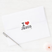 Sticker Rond J'aime Jésus (Enveloppe)