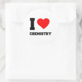 STICKER ROND J'AIME LA CHIMIE (Sac)
