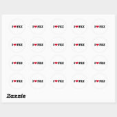 STICKER ROND J'AIME LA ZONE (Feuille)