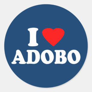 Sticker Rond J'aime l'Adobo