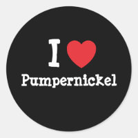 J'aime le coeur de Pumpernickel T-Shirt