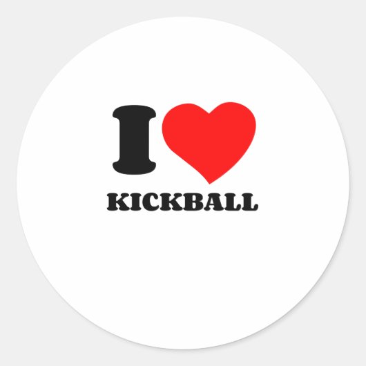 STICKER ROND J'AIME LE KICKBALL (Devant)