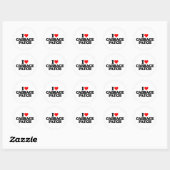 STICKER ROND J'AIME LE PATCH CABBAGE (Feuille)