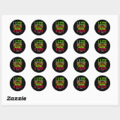 Sticker Rond J'Aime Le Sel Avaler La Tequila Cinco De Mayo (Feuille)