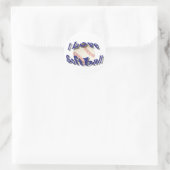 STICKER ROND J'AIME LE SOFTBALL-STICKER (Sac)