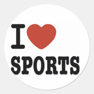 STICKER ROND J'AIME LE SPORT