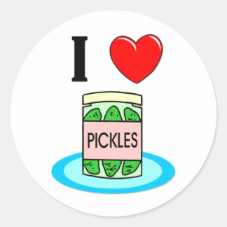 Sticker Rond J'aime les chicelles