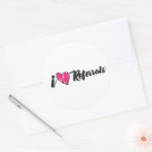 Sticker Rond J'aime les références (Enveloppe)