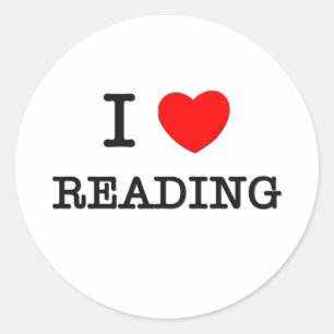 STICKER ROND J'AIME LIRE