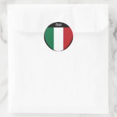 Sticker Rond J'aime l'Italie (Sac)