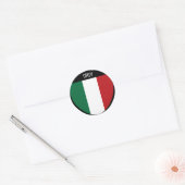Sticker Rond J'aime l'Italie (Enveloppe)