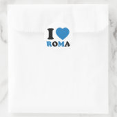 Sticker Rond J'aime l'Italie (Sac)